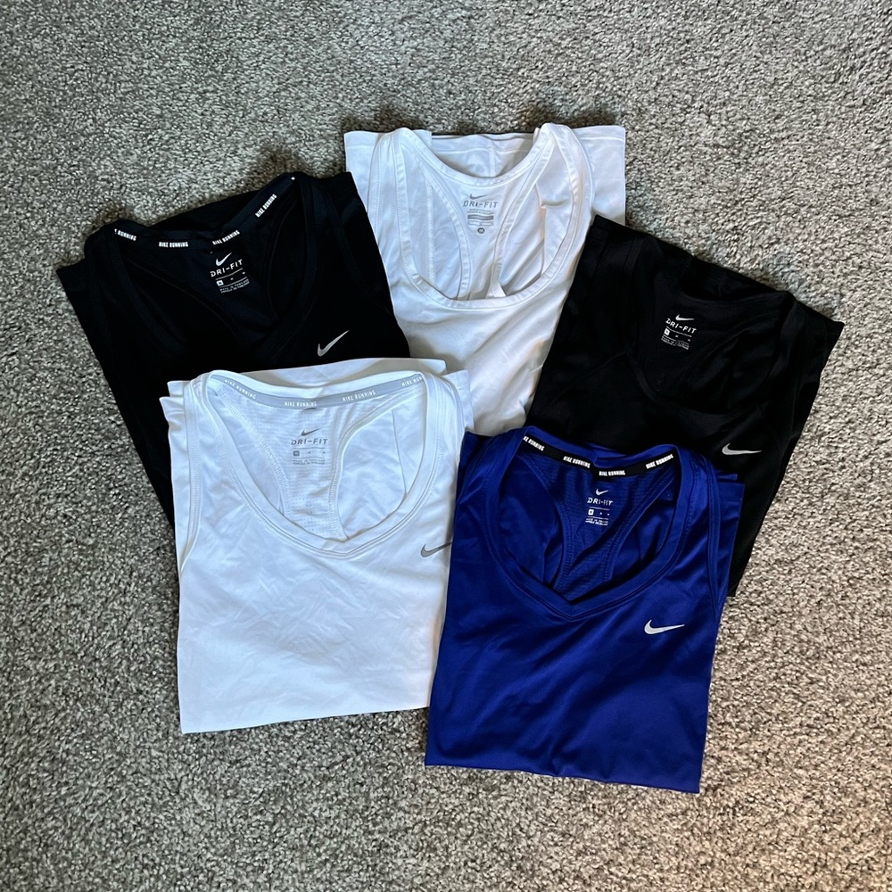 Nike Women’s Dri-Fit Tops - 5 total